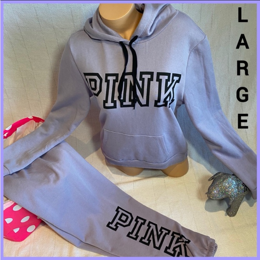 NWT VS PINK LARGE LILAC SET